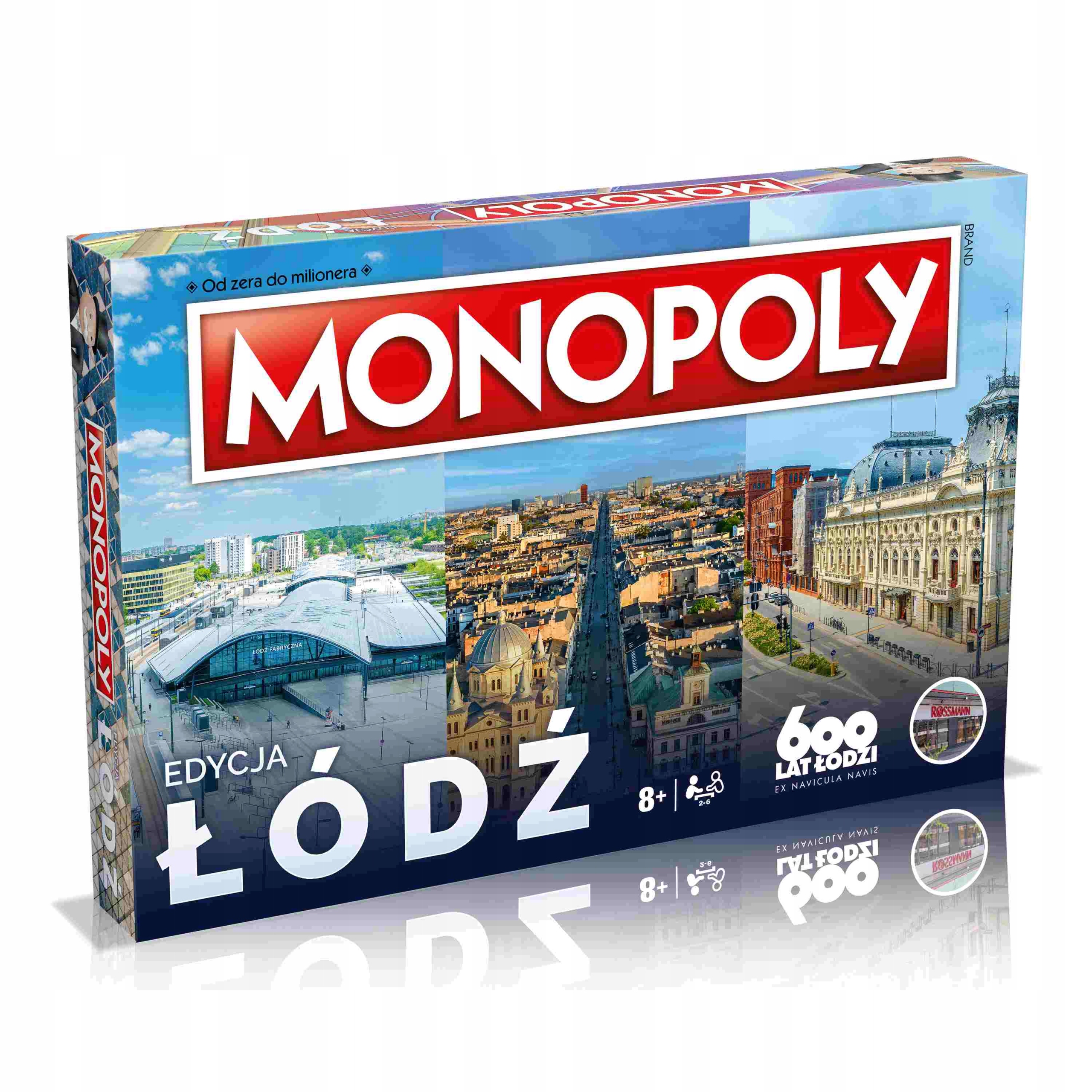 Monopoly Łódź gra 03305 Winning Moves