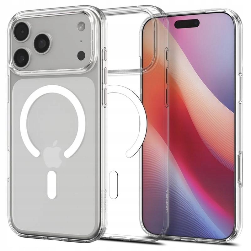 Etui Do Iphone 17 Pro Max do Magsafe Spigen Ultra Hybrid Oryginalne Clear