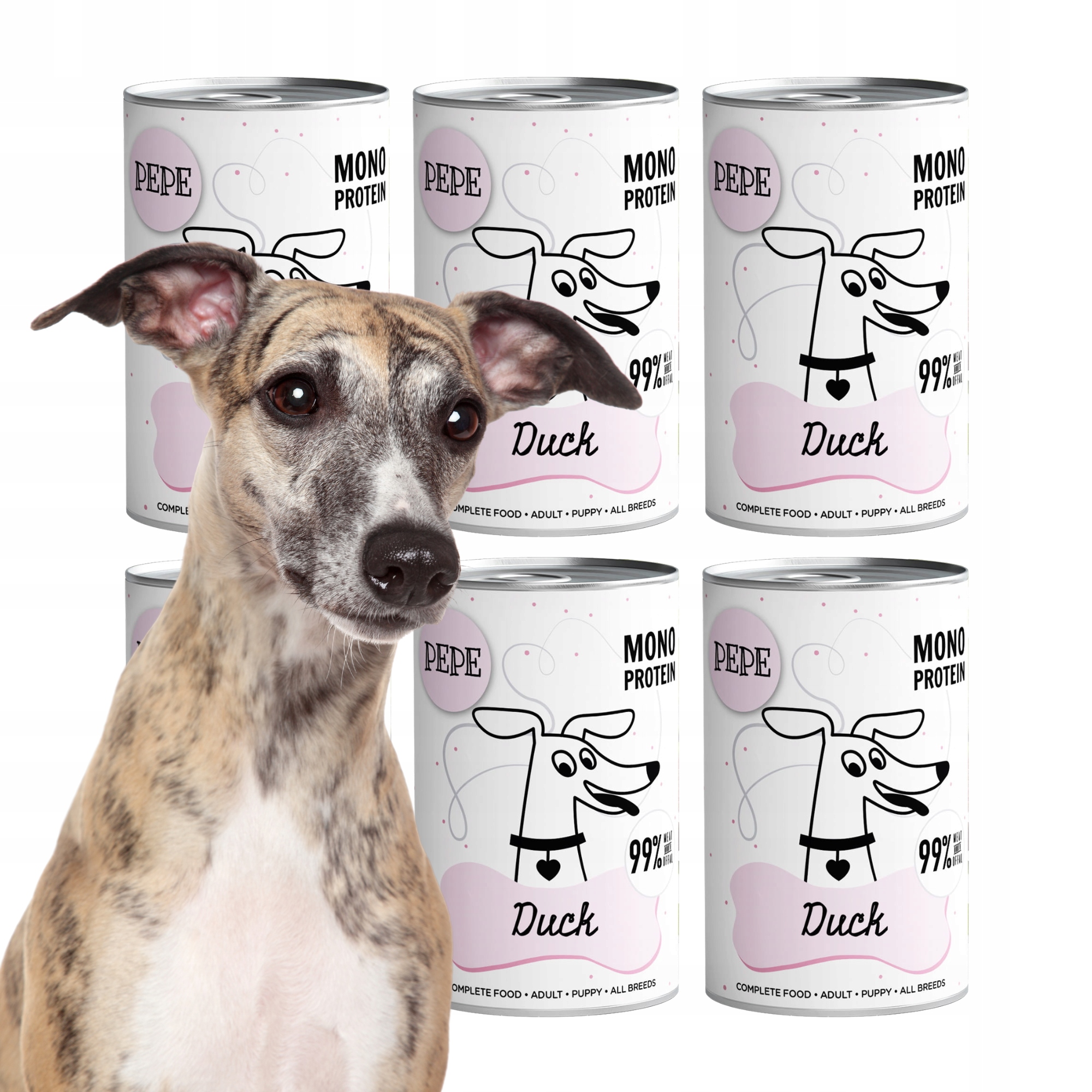 Paka Zwierzaka Pepe Duck Karma Mokra Kaczka 6x400g