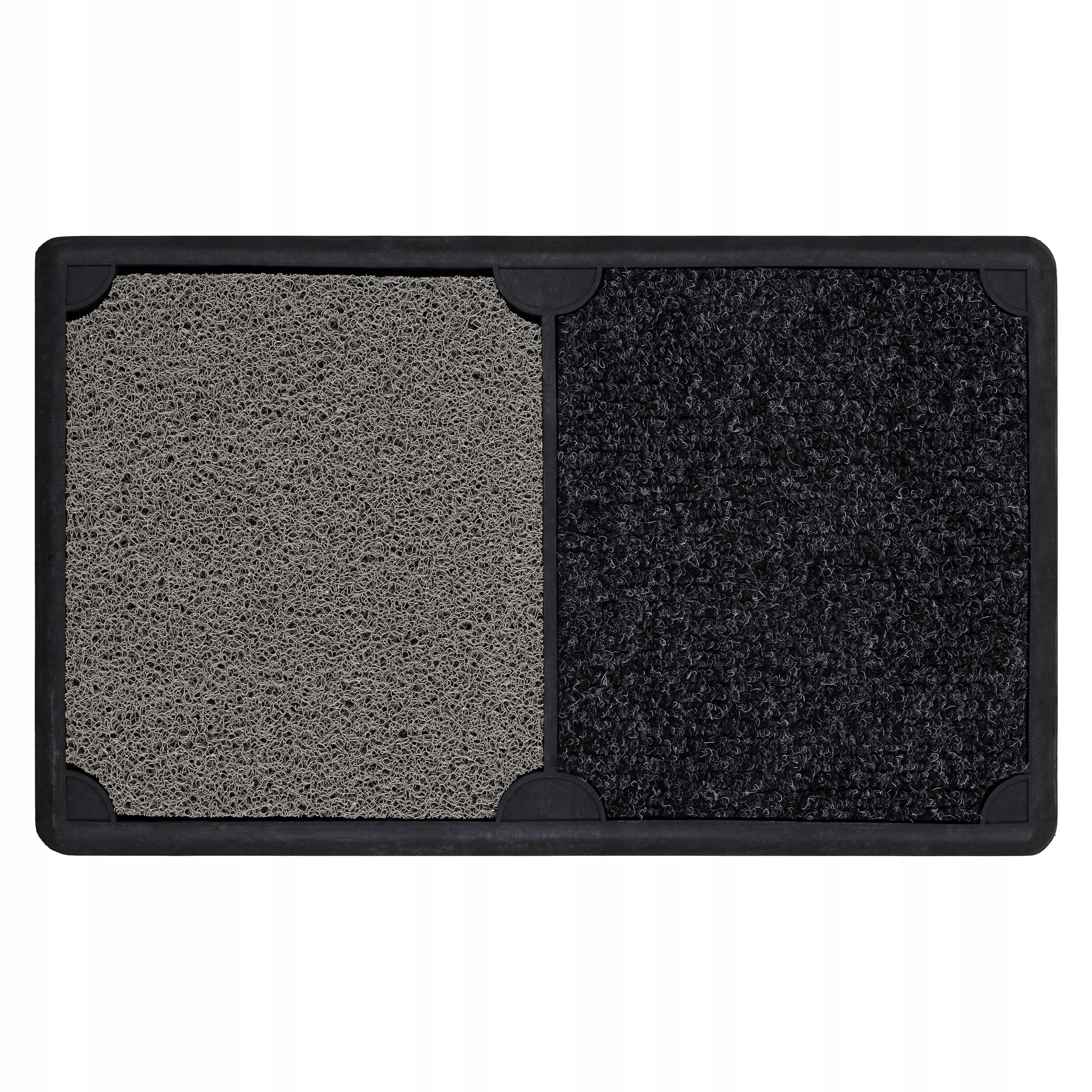 Univerzální Protiskluzová Stěračka 50x80 Guma Duo stříbrná #BH035