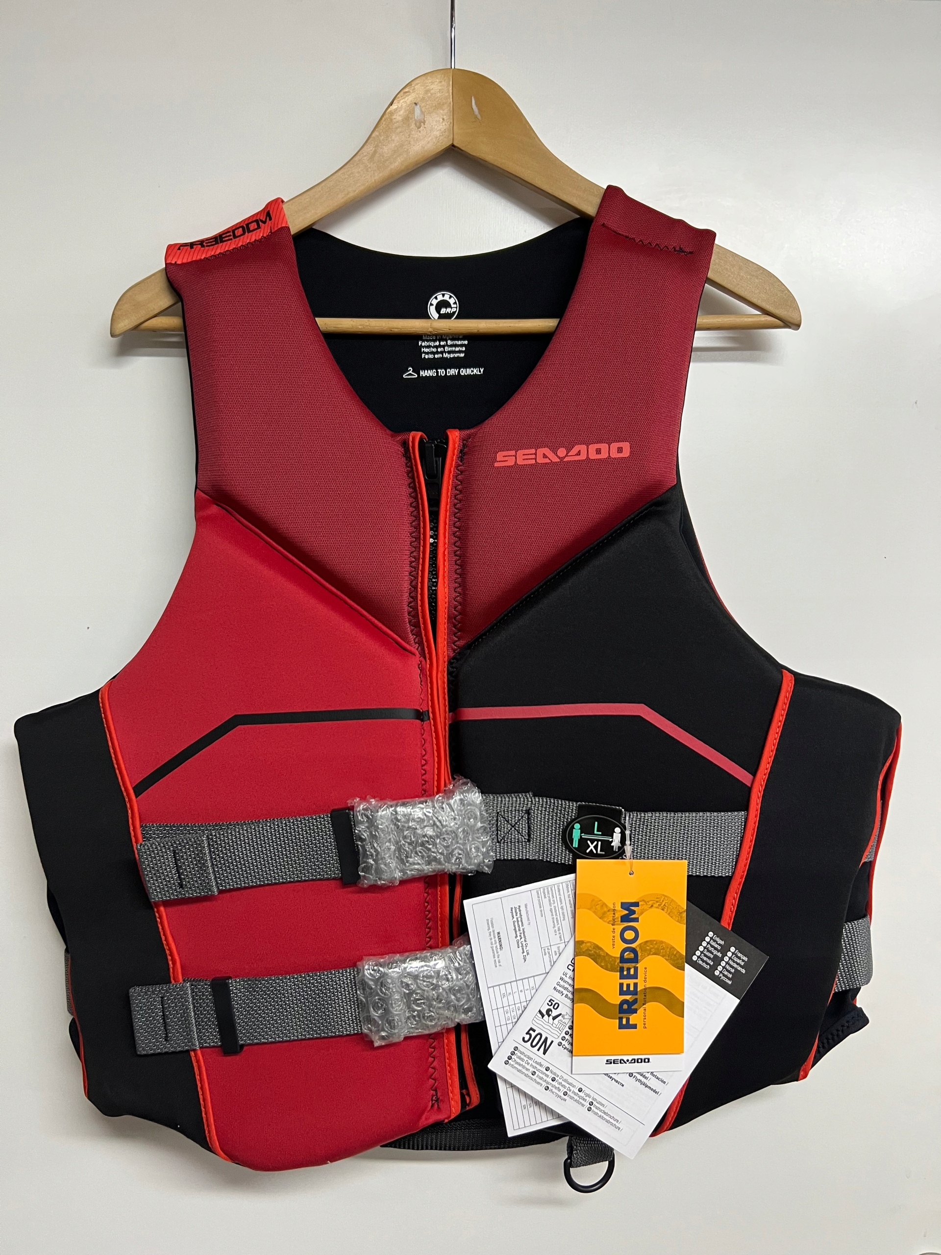 Kapok neopren kamizelka Sea-Doo Freedom Red M