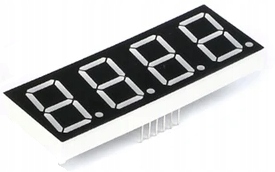 0.56'' cali 4x Wyświetlacz LED 7 segmentowy 2VDC Współna Anoda +