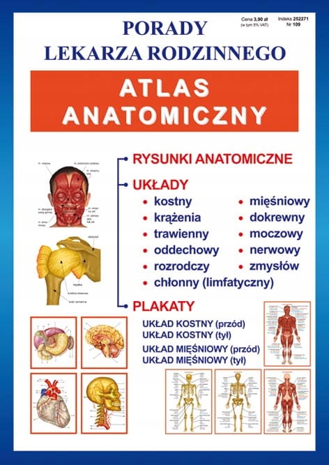 

Atlas anatomiczny nr 109 Porady Lekarza Rodzinnego