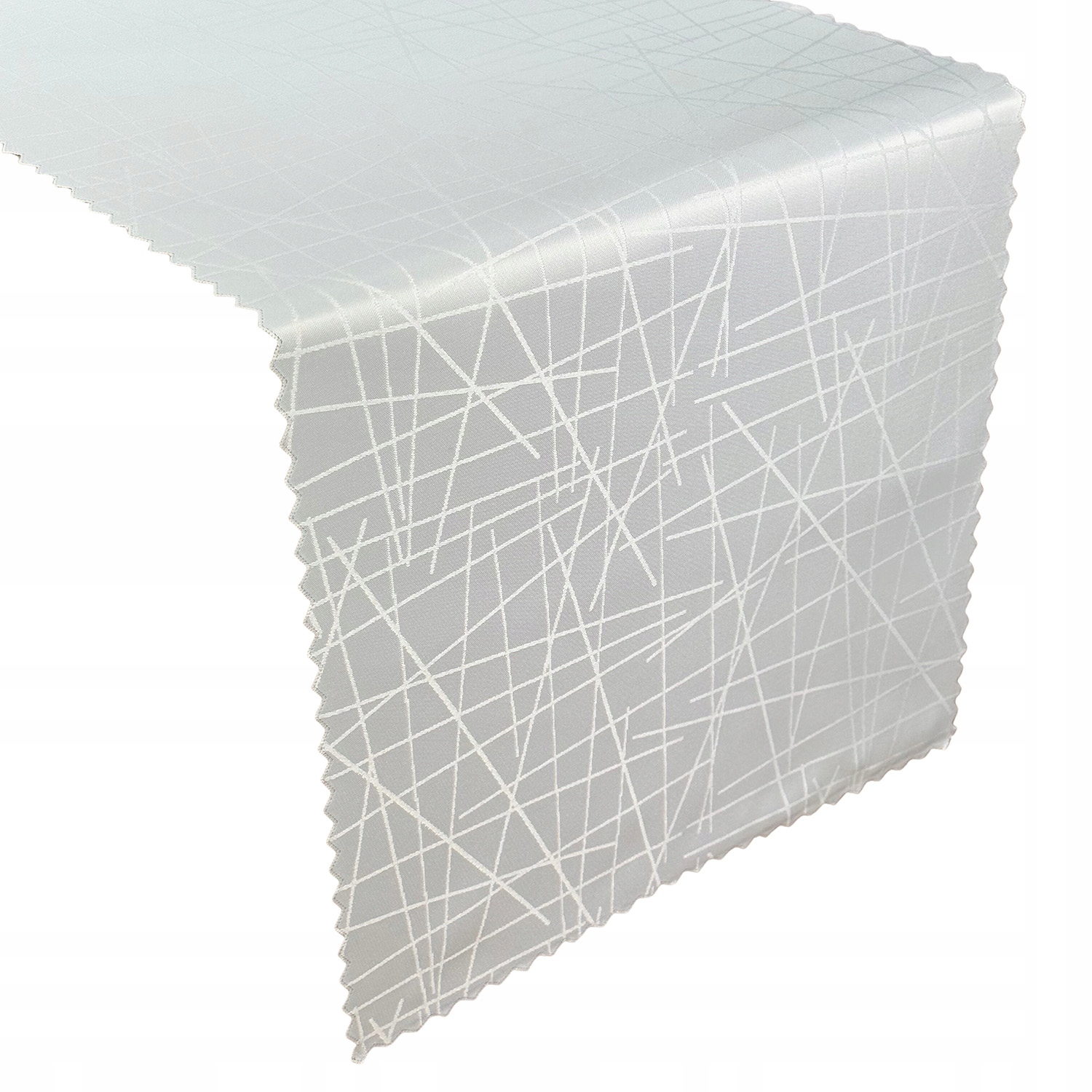 

Bieżnik Plamoodporny Kreski Biały 40x40 cm