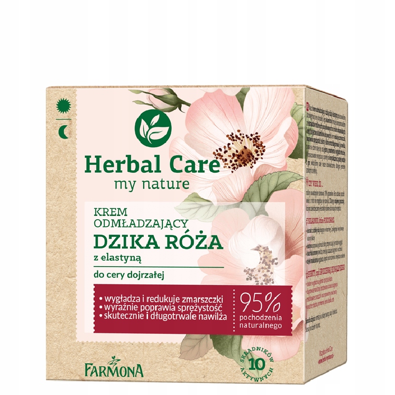 HERBAL CARE Krem odmładzający DZIKA RÓŻA