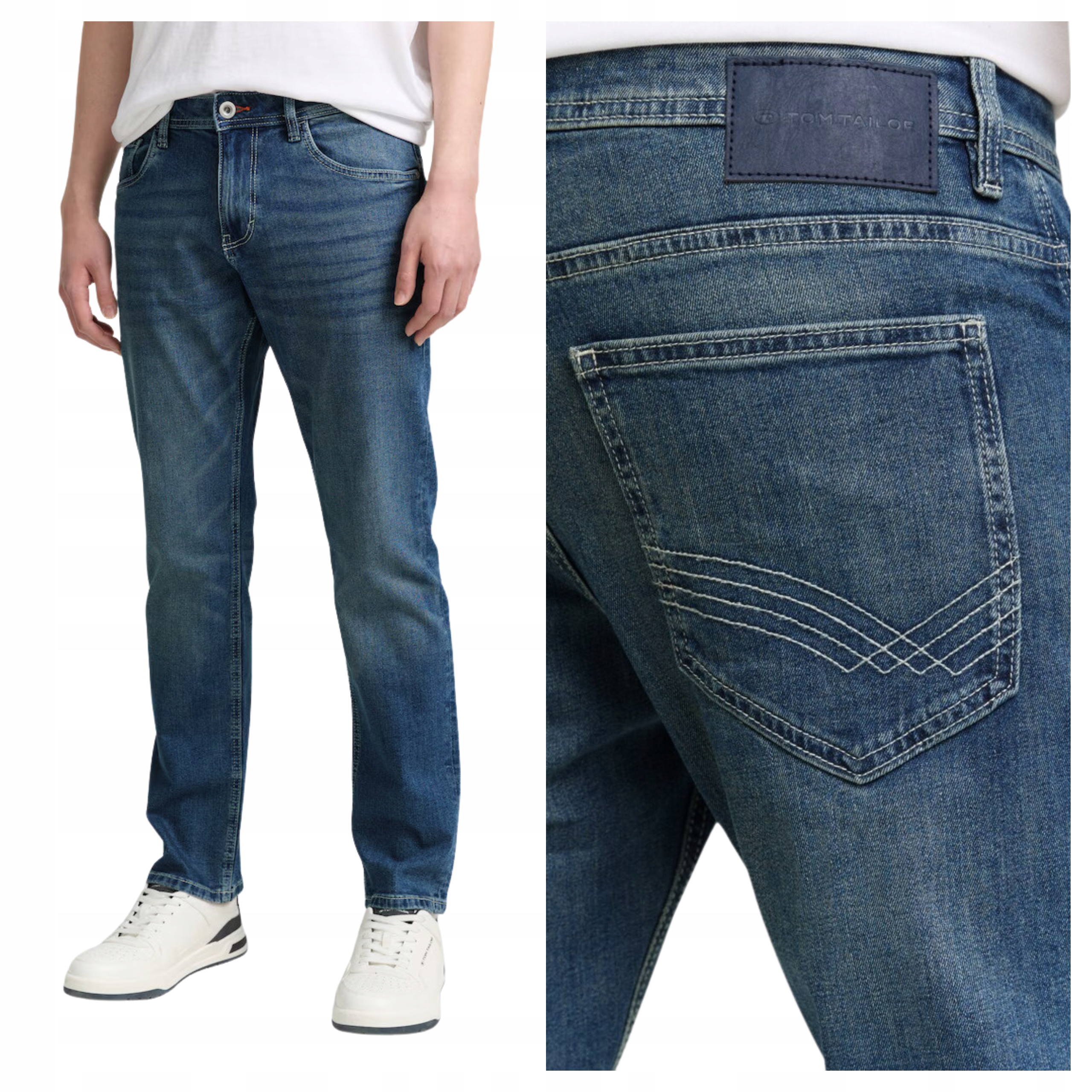 Tom Tailor Marvin Pánské kalhoty Jeansy Rovné Klasické Regular W33 L30