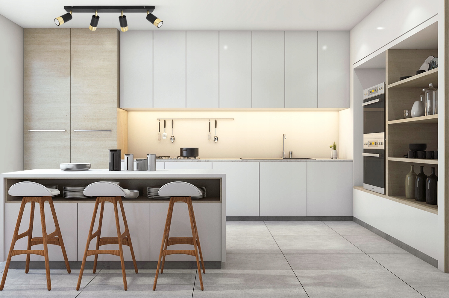 NOWOCZESNA LAMPA REFLEKTOR SPOT SUFITOWY ŚCIENNY Zasilanie sieciowe