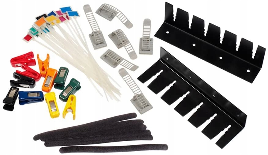 

Zestaw Mocowania Kabli Uchwyty Klipsy Opaski