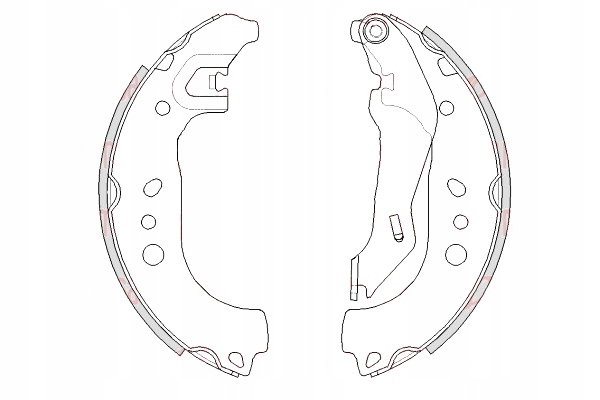 REMSA KOMPLET - ZESTAW SZCZĘK HAMULCOWYCH REMSA