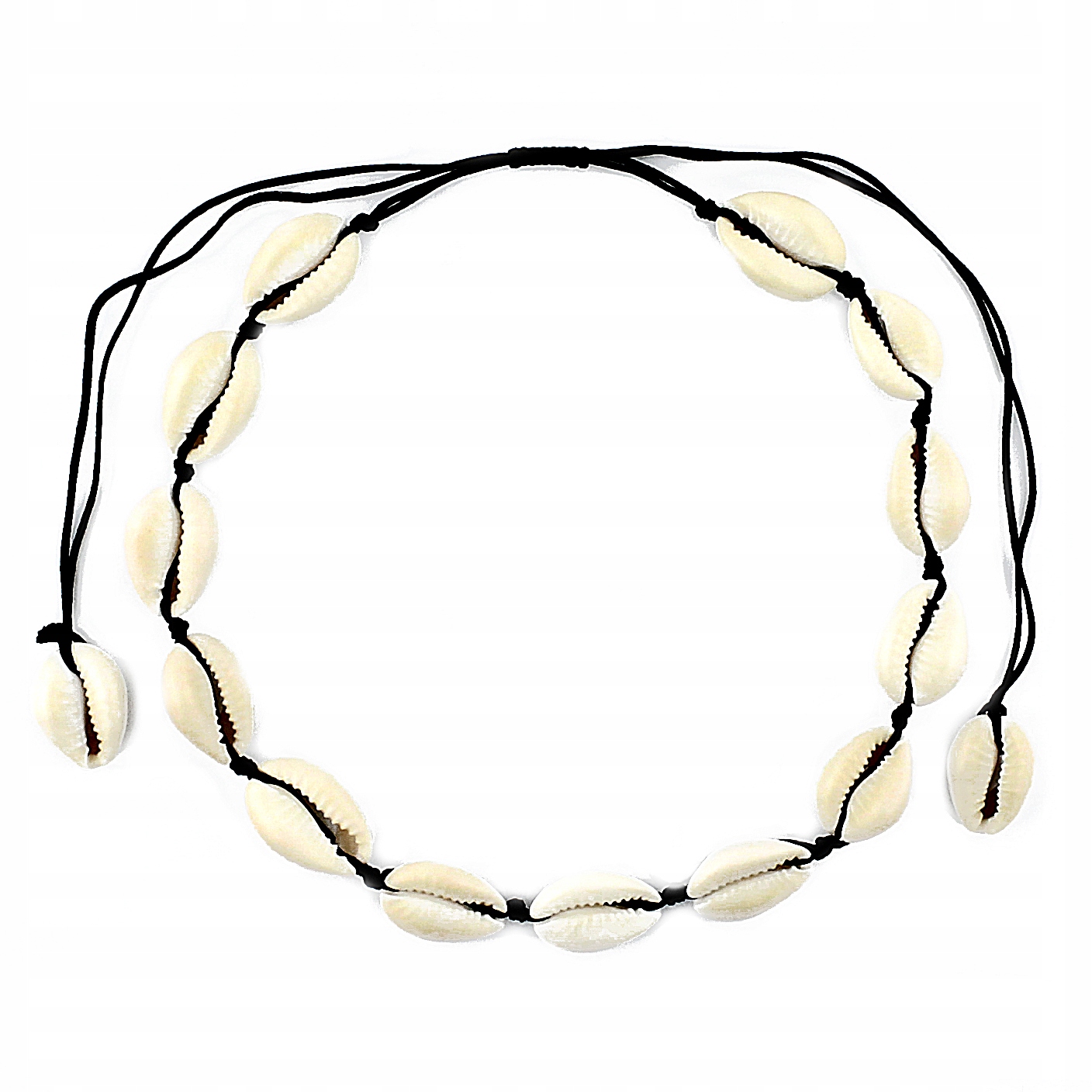 

Naszyjnik Choker Muszle Muszelki Kauri Seashell