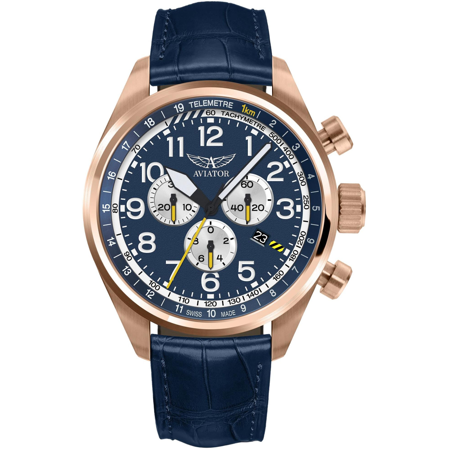 Pánské Hodinky Aviator V.2.25.2.170.4 modré