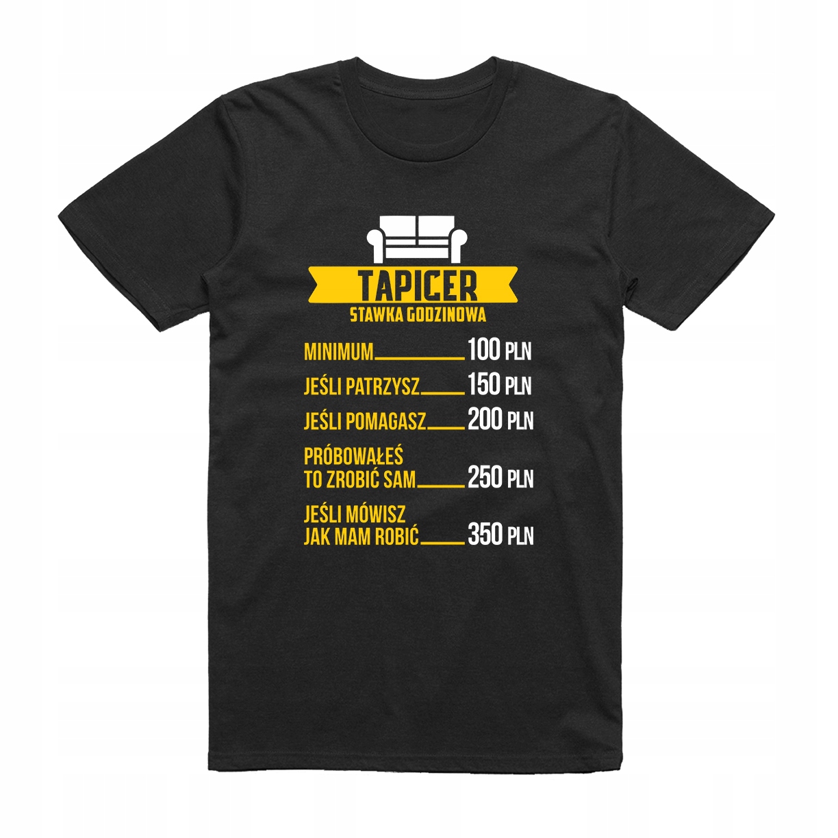 

XXL - Koszulka T-shirt Tapicer Dla Tapicera