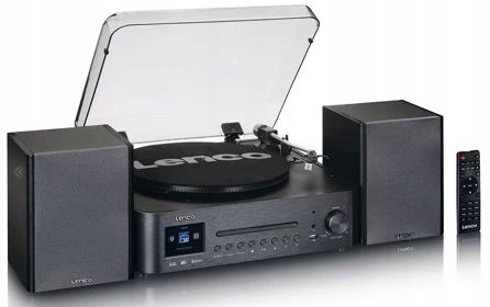 Radio Internetowe Lenco Gramofon DAB+ RDS WiFi USB SmartRadio Bluetooth Szerokość produktu 37 cm