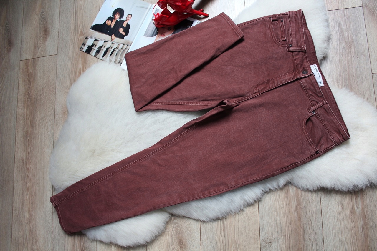 DŻINSY RELAXED SKINNY DAMSKIE * NEXT 42 XL IDEAŁ