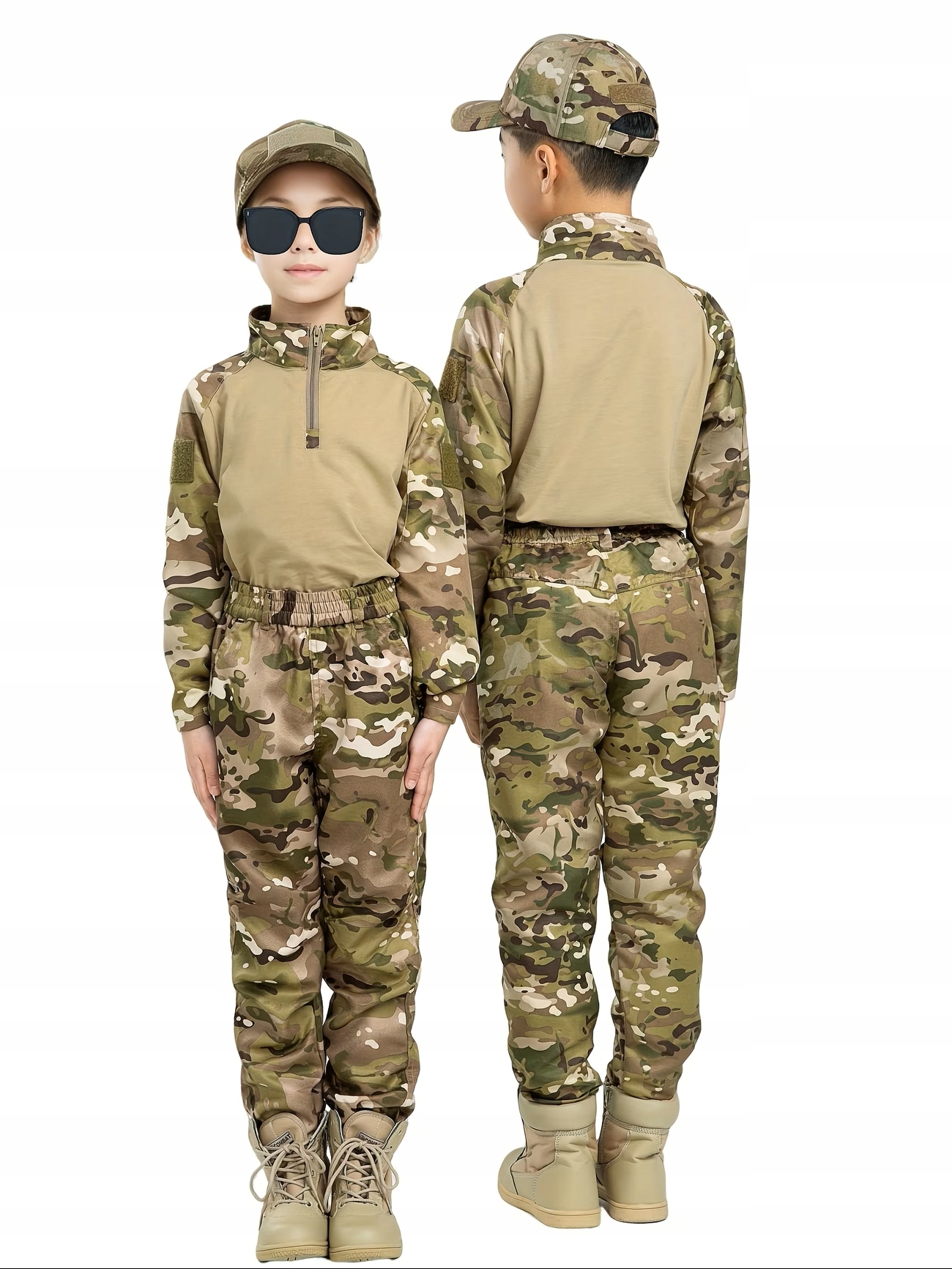 Strój Żołnierz Kostium Wojskowy Dziecięcy 158 Bluza Spodnie Militarne