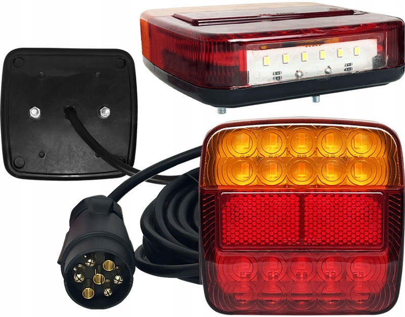 

Zestaw Lamp Świateł Do Przyczepy Na Śruby Led 12V