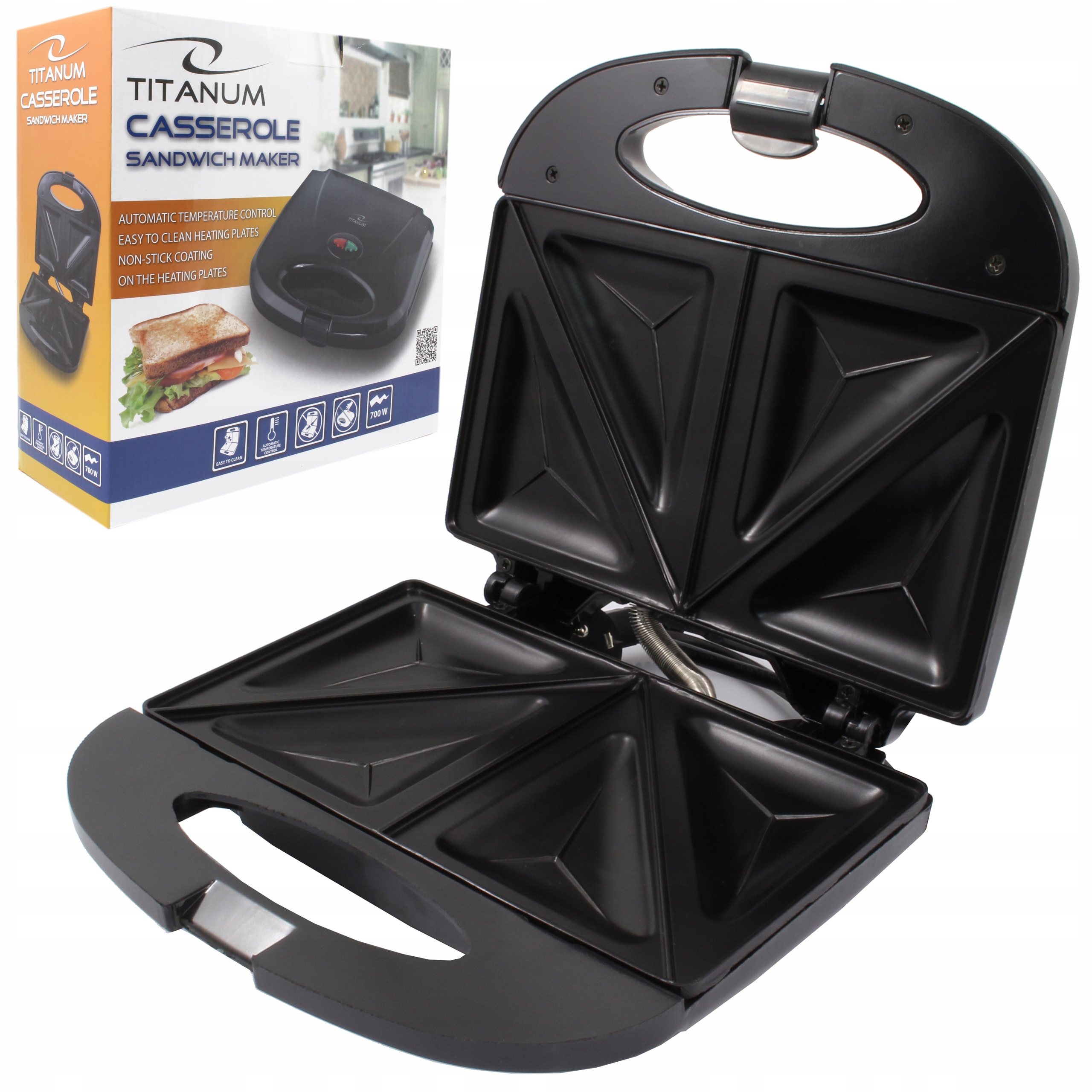 OPIEKACZ TOSTER SANDWICH DO KANAPEK 700W