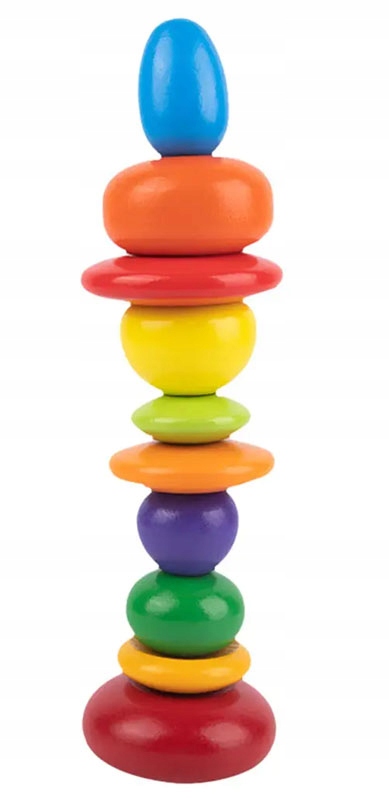 KAMIENIE BALANSUJĄCE, KLOCKI DREWNIANE WSPOMAGAJĄCE ROZWÓJ DZIECKA EAN (GTIN) 5900779946088