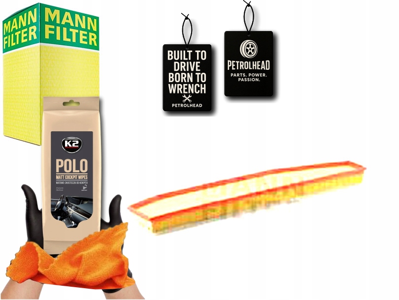 Vzduchový Filtr Bmw X3 2,0D 3,0D 06- Mann-filter #Petrolhead Pro+ Kit14