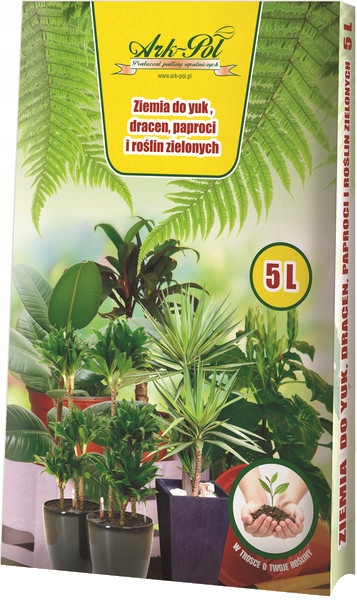 

Ziemia do juk dracen paproci i roślin zielonych 5L