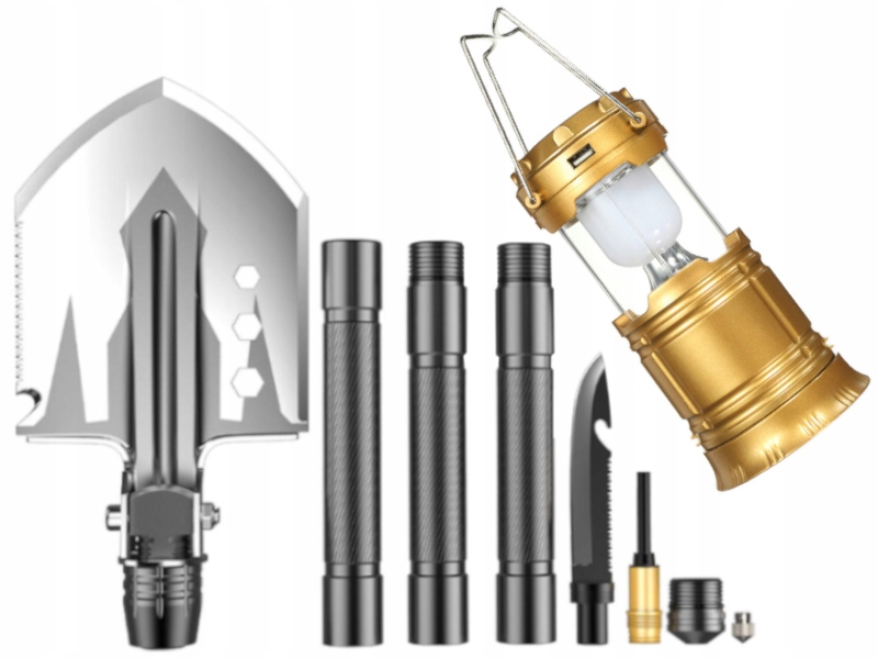 Saperka Lopata Nástroj 12v1 Výkonná Led lampa