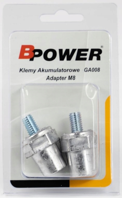Sworznie akumulatora słupki wkręcane M8 na klemy