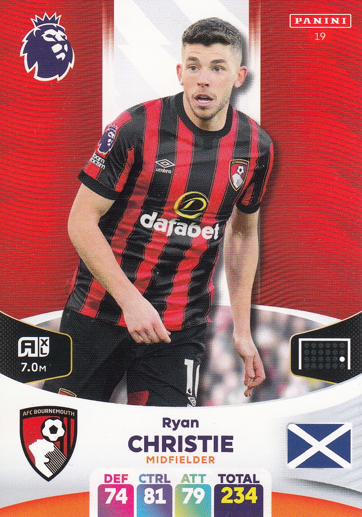 Panini Premier League 2024 Bournemouth Christie 19
