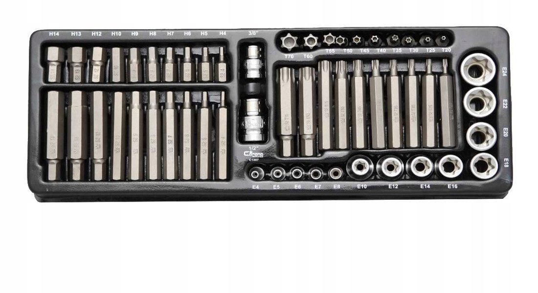 ZESTAW BITY TORX HEX NASADKI 55 ELE. CORONA C1207