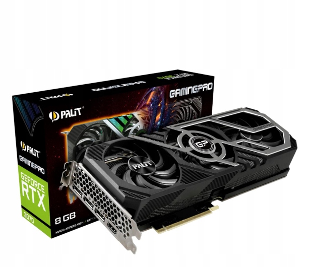 PALIT GeForce RTX 3070 8GB GamingPro 未開封 Rtx 3070 Gaming Pro Palit - Niska cena na Allegro