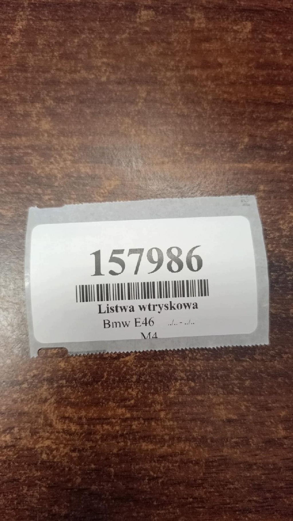 BMW E46 1.8 Rampe injection