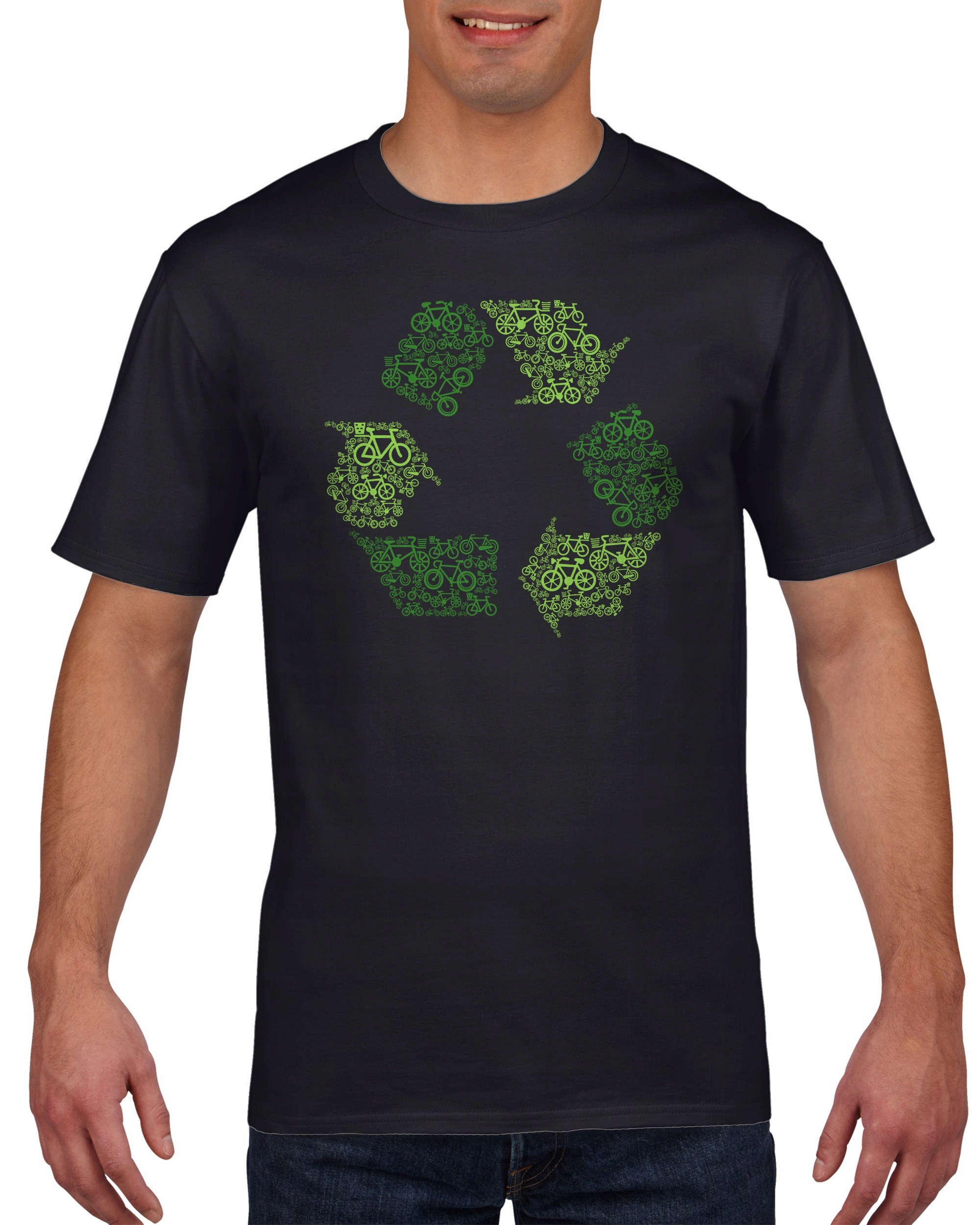 

Koszulka męska Recycle Recyckling Rower c L