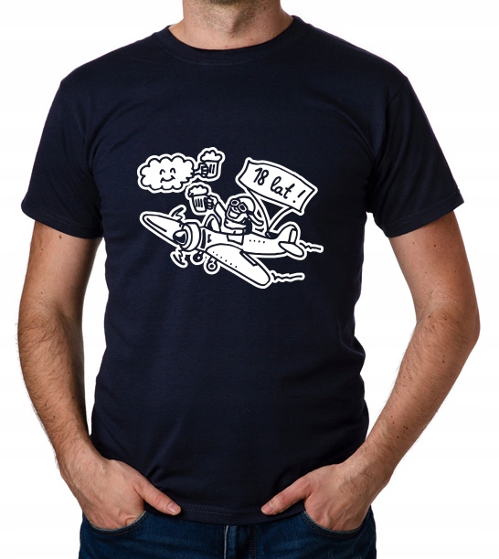 

koszulka 18 Lat. Pilot Z Piwem. prezent