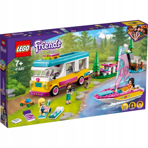 Lego Friends 41681 Kempingový Mikrobus A Plachetnice