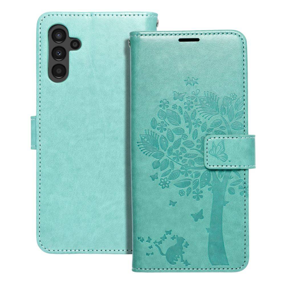 Etui Mezzo Book Do Samsung A13 5G A04S Drzewo Zielony