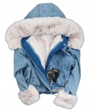 

Kurtka Jeansowa Z Futerkiem Katana Miś Futerko M
