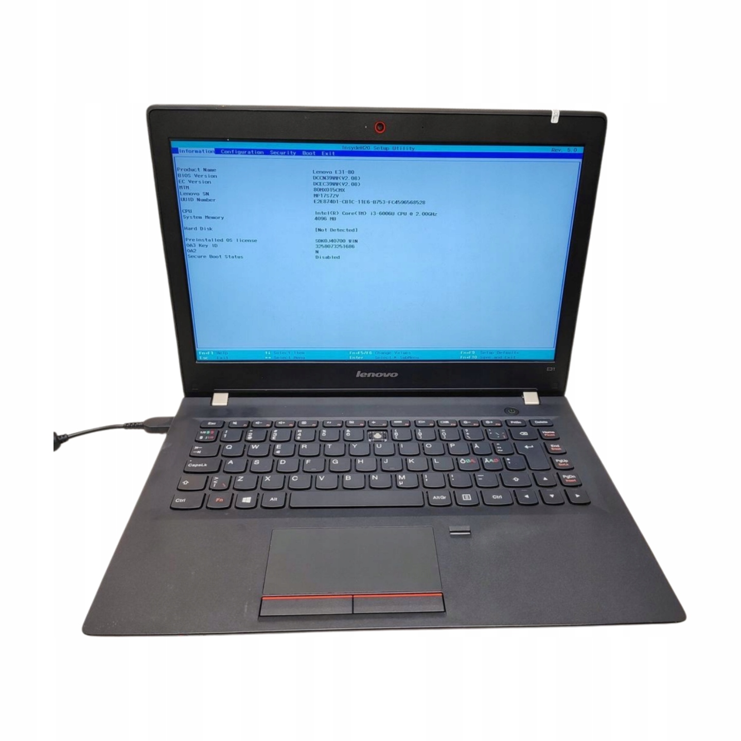 Lenovo E31-80 I3 6006u w Laptopy, notebooki, ultrabooki Lenovo