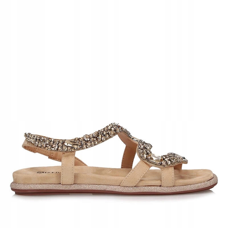 Originální dámské ploché sandály Artiker 56C1361 Beige