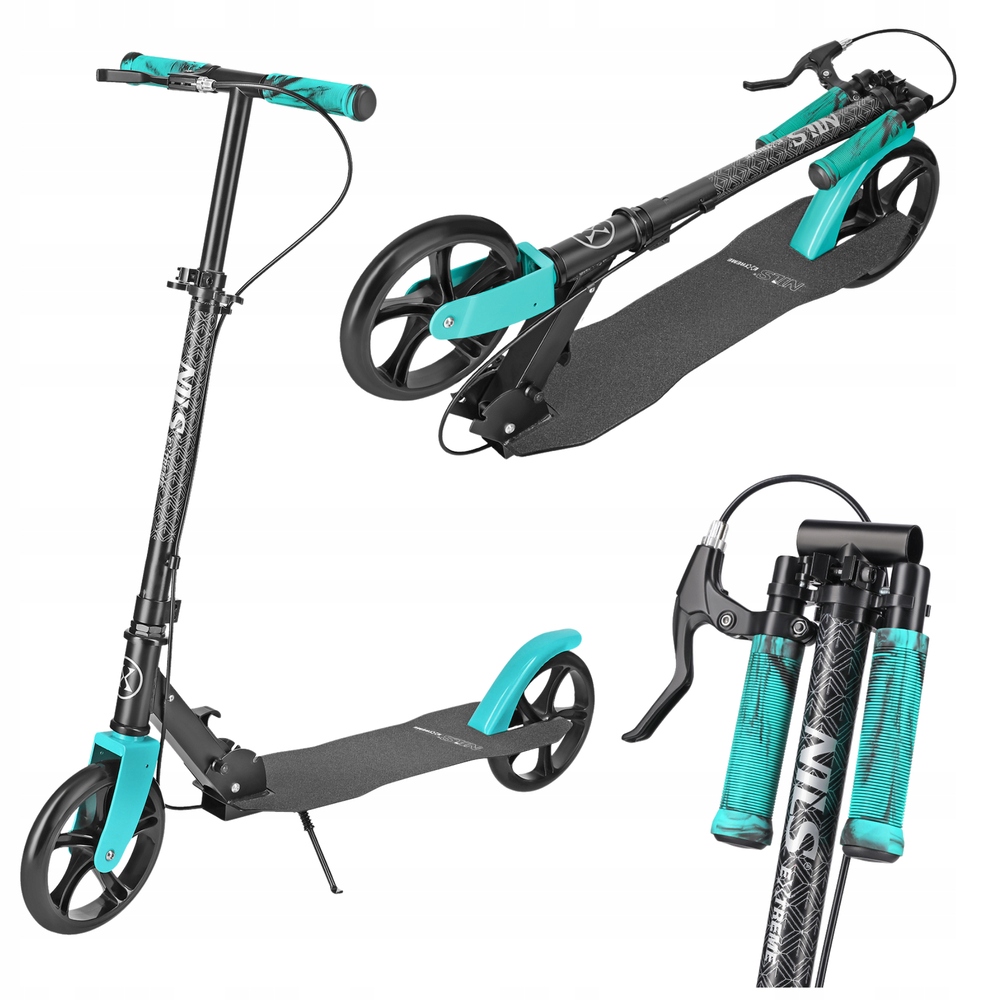 Hulajnoga Miejska Składana Klasyczna Regulowana Koła 200 mm Nils ABEC-7