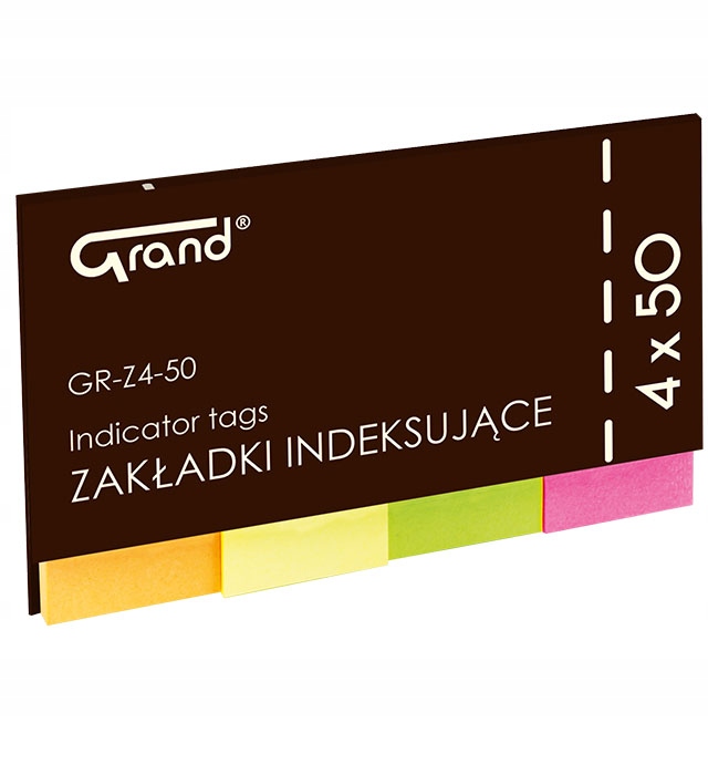 

Zakładki indeksujące Grand flagi papierowe 200szt