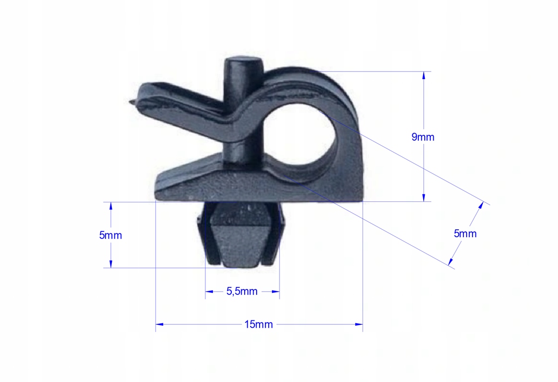 UCHWYT PODPORY PRĘTA MASKI RENAULT KANGOO I 97-08 Producent części Trustom