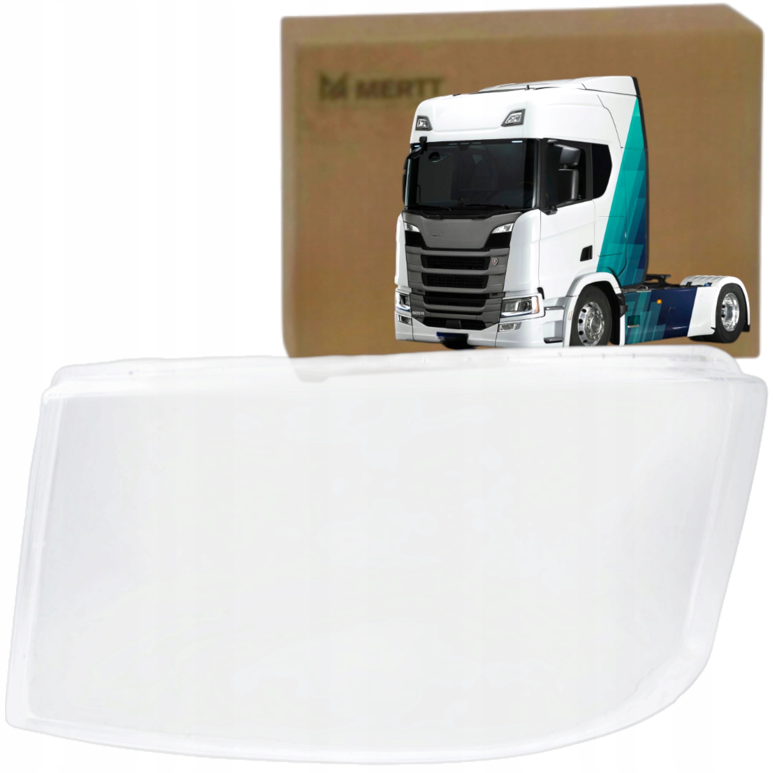 Scania S R G P 2016 Levé Sklo předního světlometu sklo