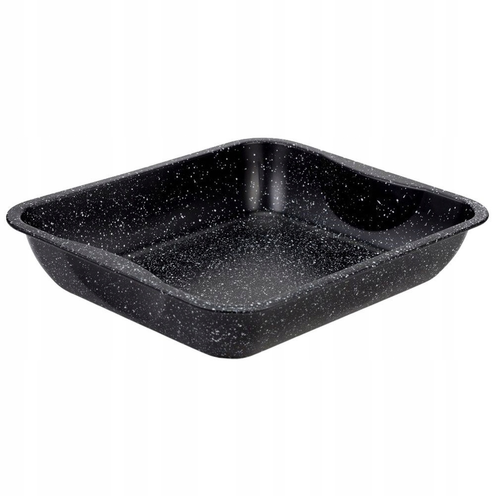 Brytfanna GRANITOWA brytfanka blacha pieczenia mięsa warzyw ryb ciast 6,5L Kolor czarny