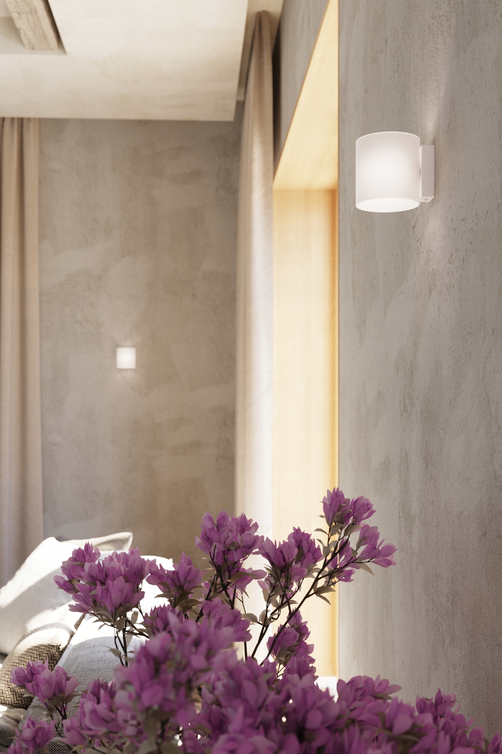 Kinkiet VICI lampa ścienna korytarz SOLLUX orbis Długość/wysokość 10 cm