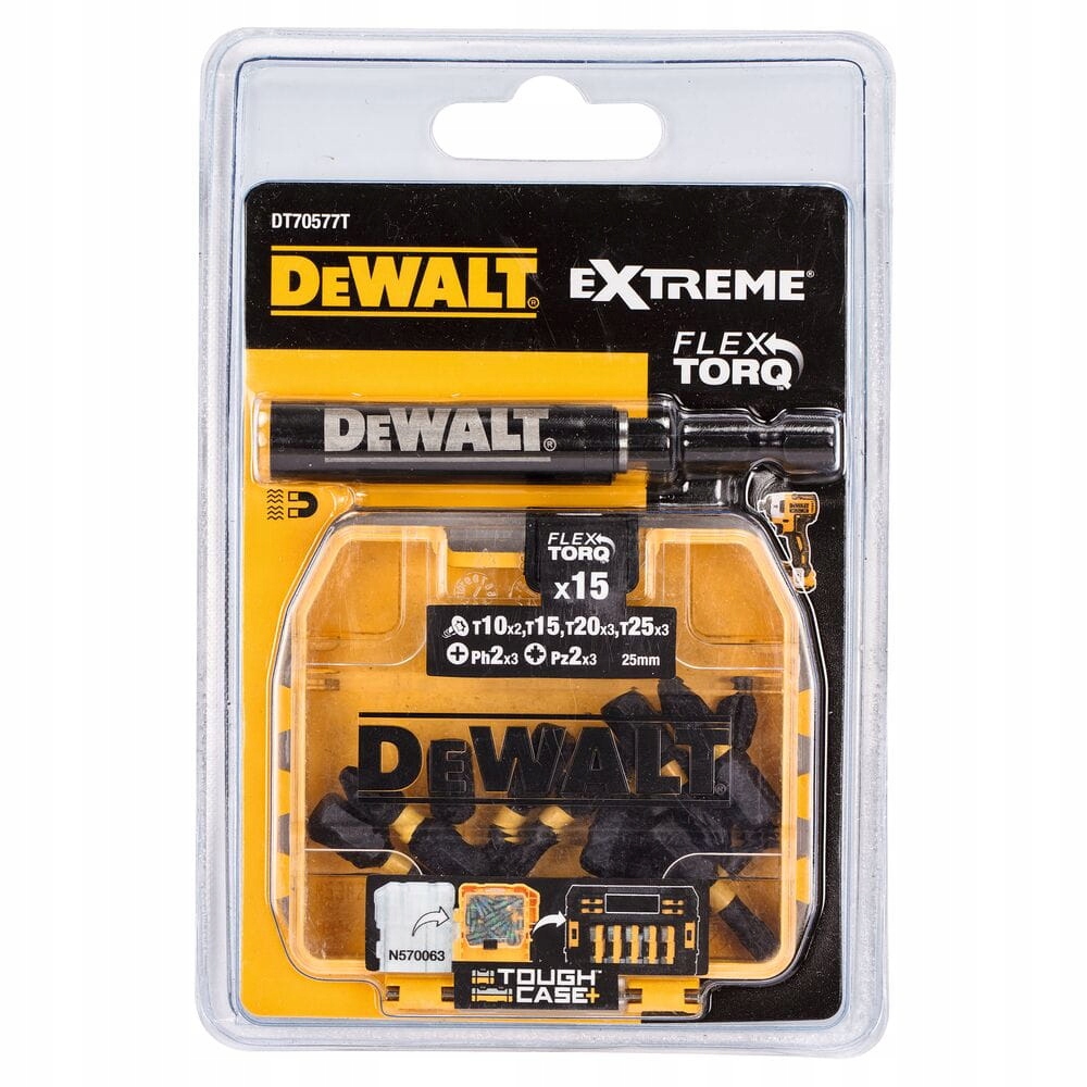 DEWALT Zestaw BITÓW + UCHWYT TORSION DT70577T Kod producenta DT70577T-QZ
