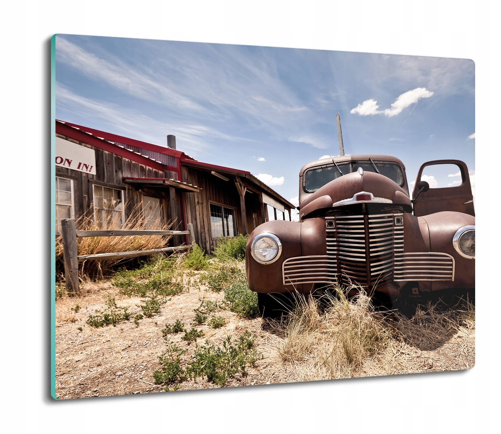 

Restauracja route 66 60x52 deska kuchenna szklana