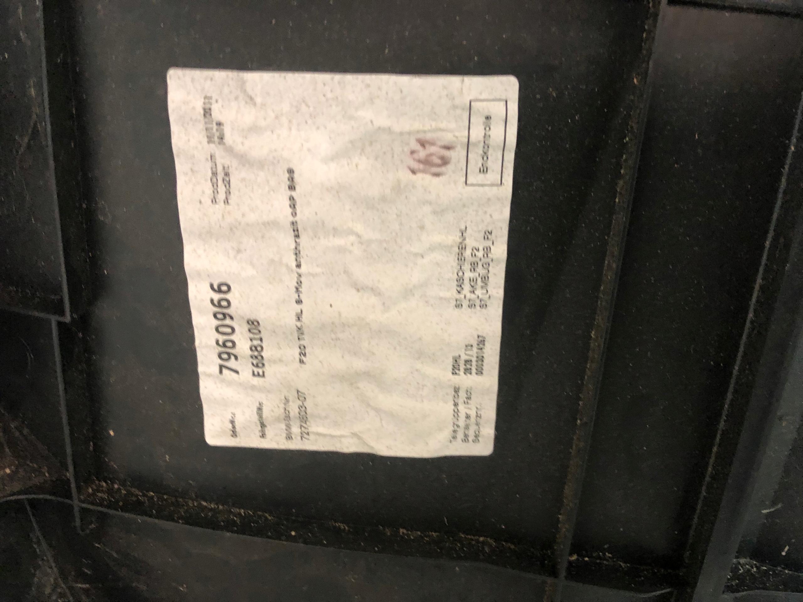 BMW 1 F20 side rear left