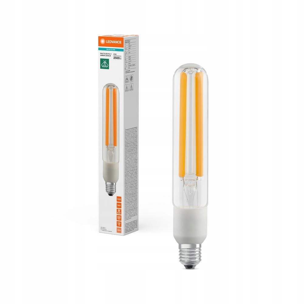 Led žárovka E27 23W 70W 2500lm 1800K Teplá 360° Filament Ledvance
