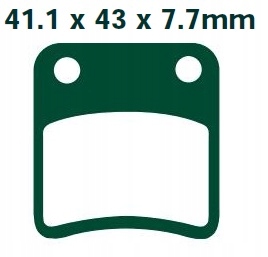 KLOCKI HAMULCOWE BMW C 600 650 GILERA GP 800 FUOCO