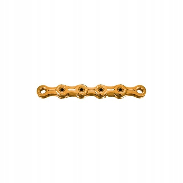 Kmc Chain X11sl Superlight Waxed Ti-n 11v 118 Links, Gold, Wax Coating