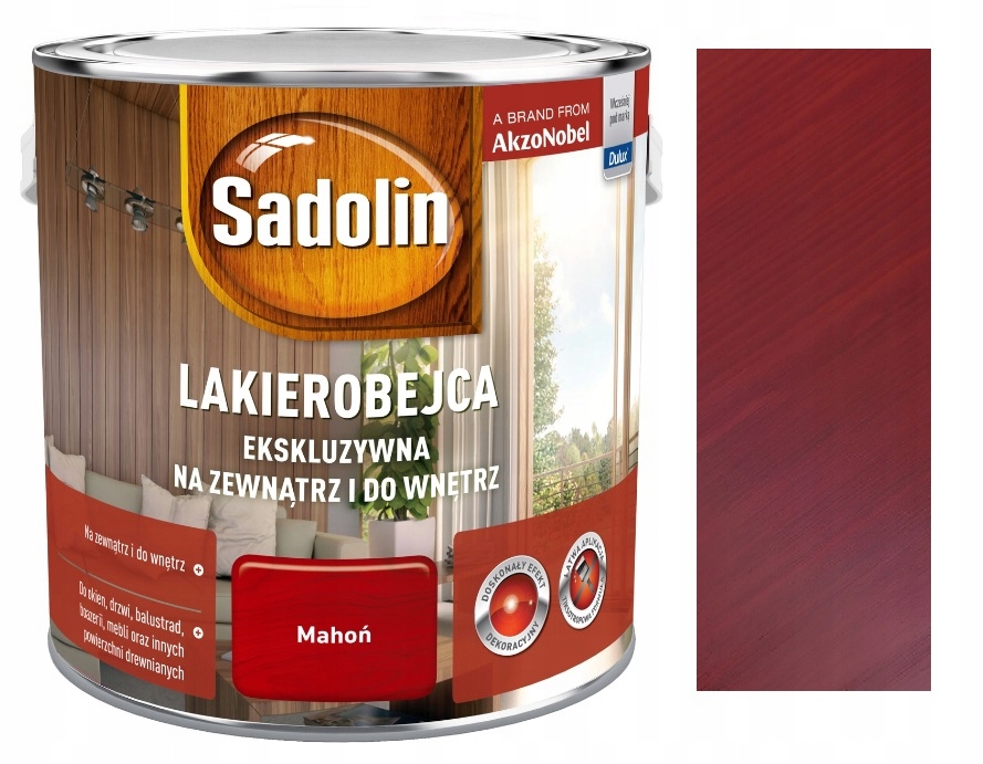 Sadolin Exkluzivní Laková Hmota 2,5 L Mahagon